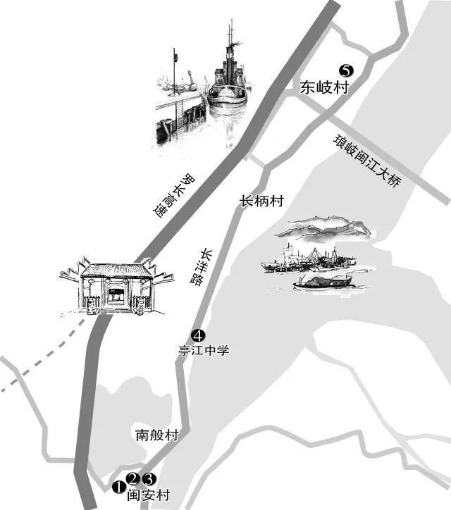 1闽安村:邢港△邢港古航道邢港,位于亭江闽安村,是闽安镇内港.