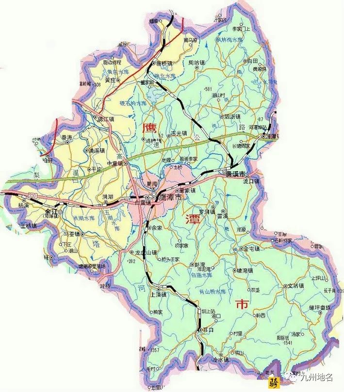 余江区乡镇规划地图图片