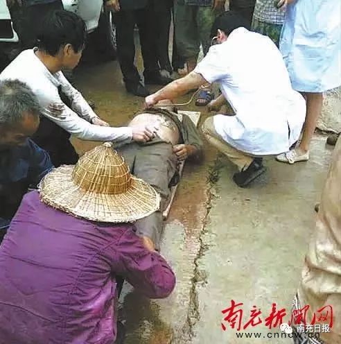 雷劈死人图片