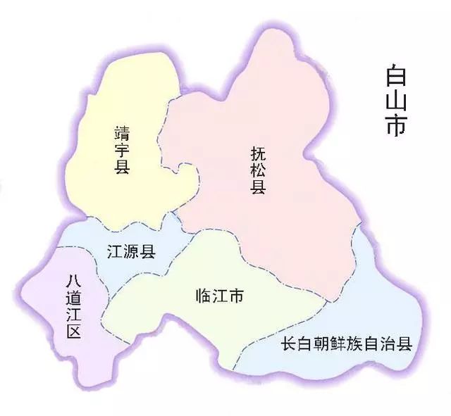 白山地图高清版可放大图片