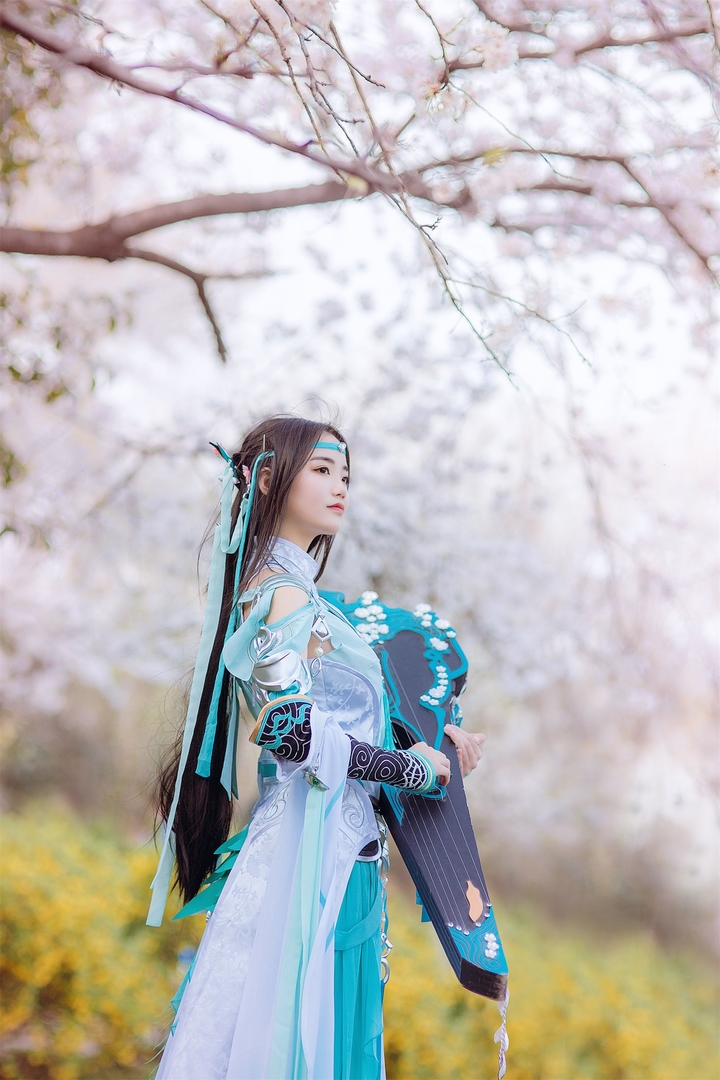 剑网叁 雪河琴娘 cosplay