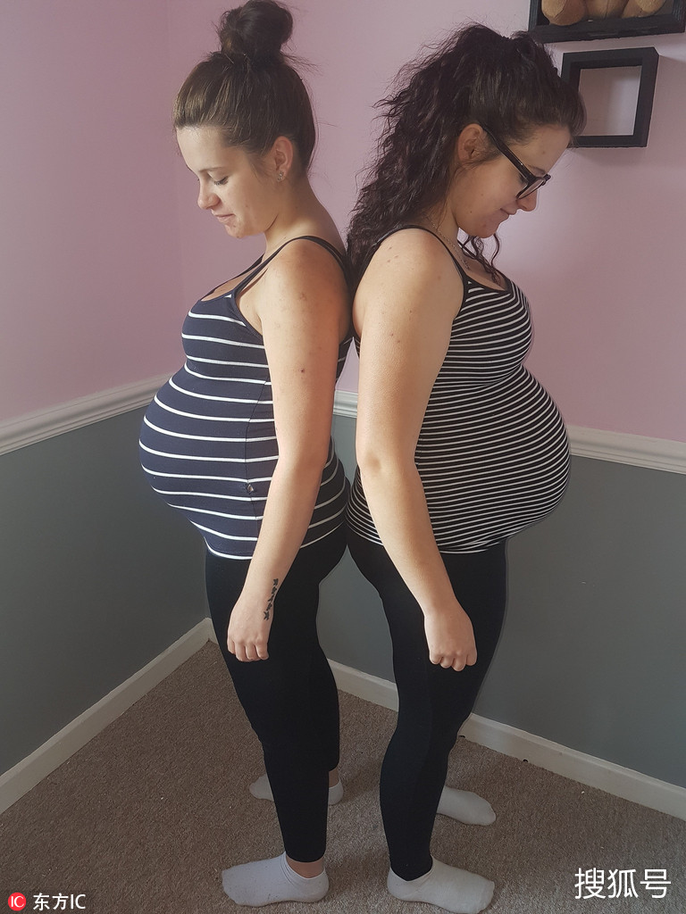 美女孕妇双胞胎大肚子图片