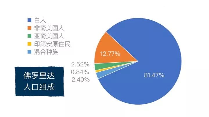 美国人种构成扇形图图片