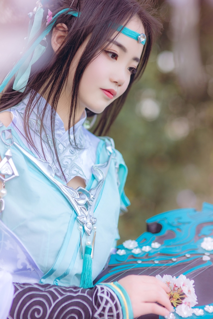 剑网叁 雪河琴娘 cosplay