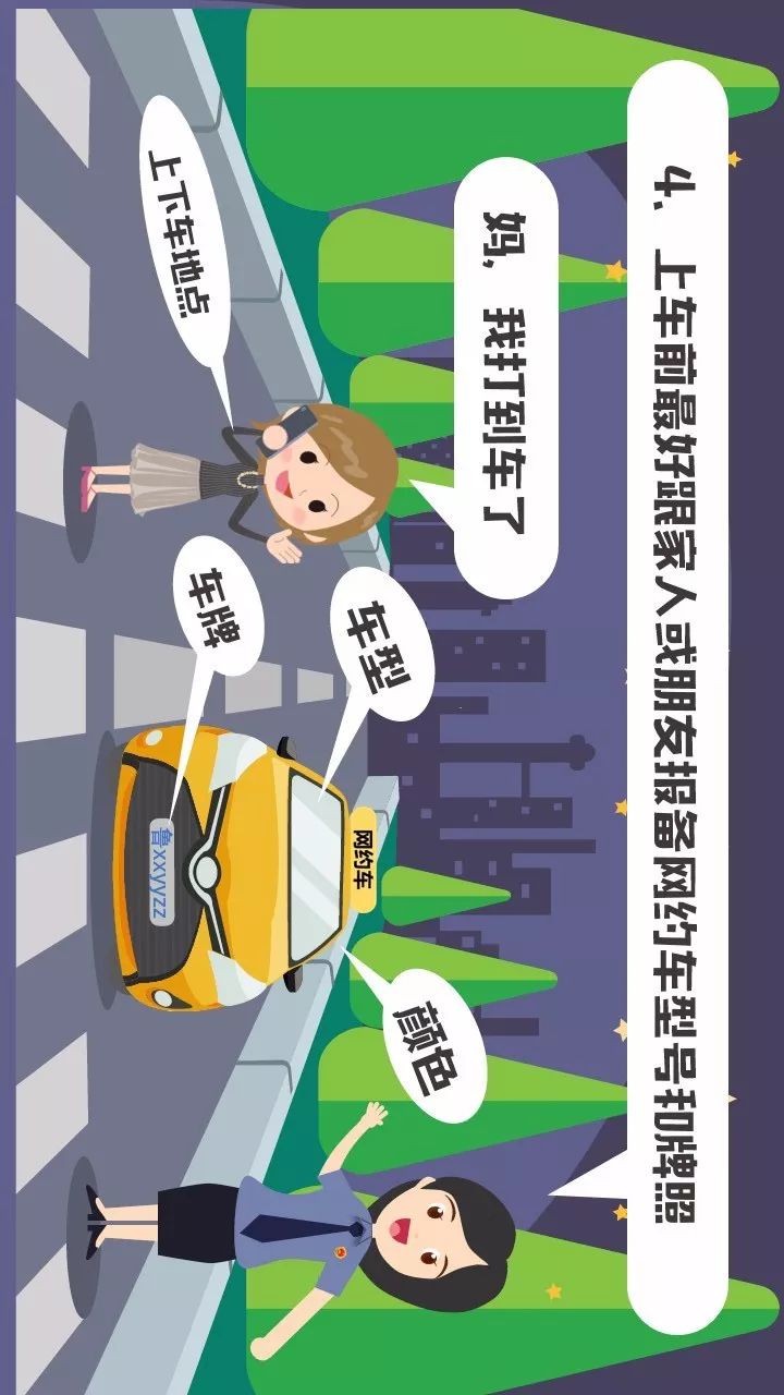 【新媒匯】女性乘坐網約車安全指南 | 漫畫