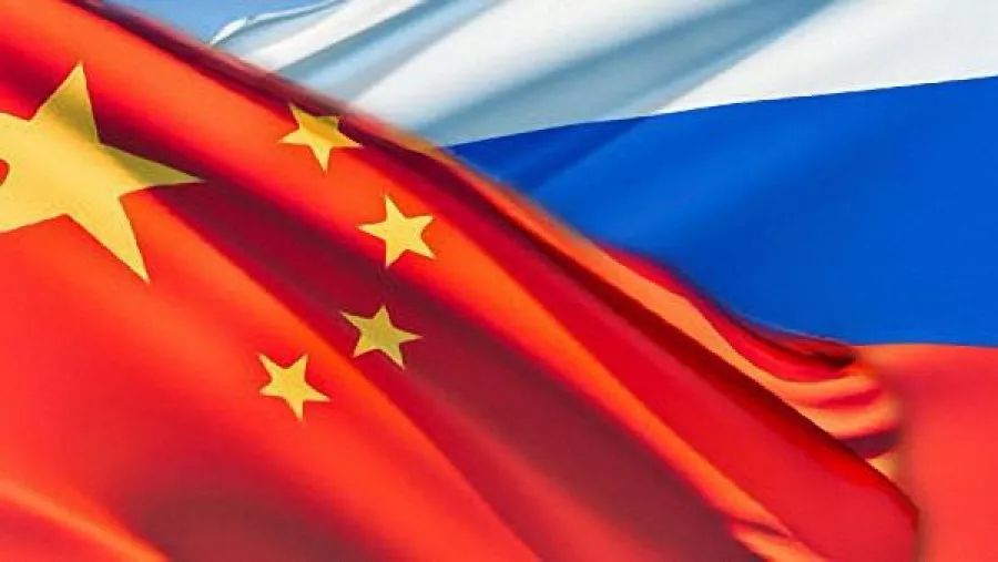 中俄国旗 友好图片