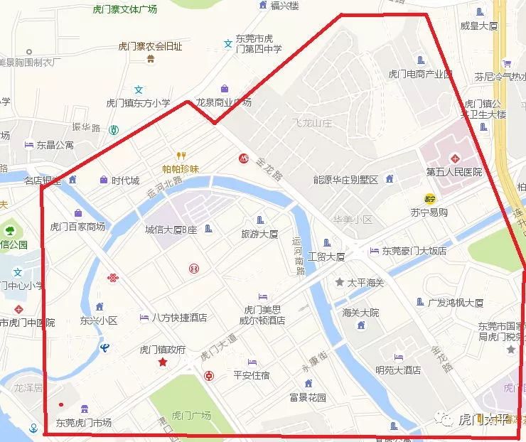 东风社区,南栅社区,沙角社区,行政区,新湾部队,沙角部队及虎门寨商圈