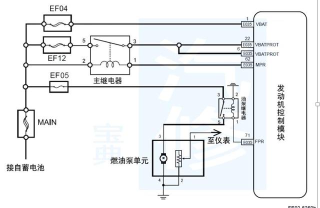 怠速马达四线电路图图片