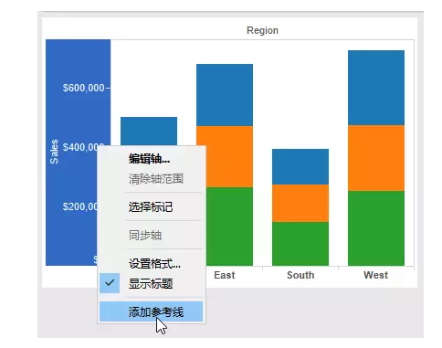 tableau并排柱状图图片