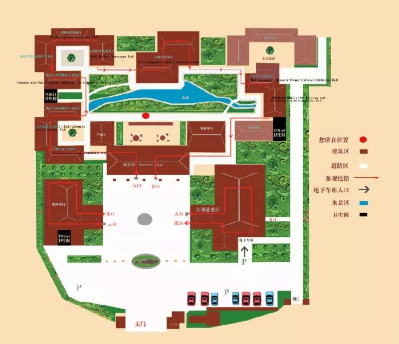 云南省博物馆导览图图片