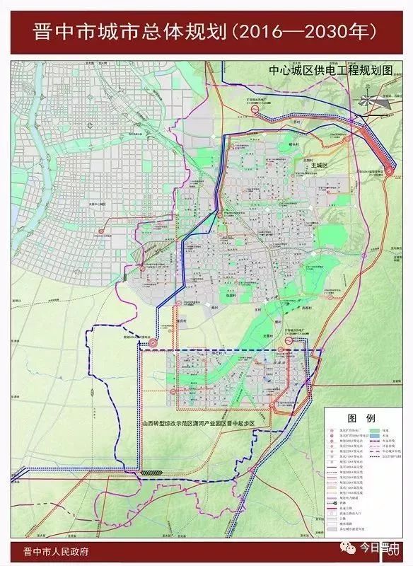 對穿越綜改示範區瀟河現代產業園區的500kv線路近期保持現狀,具體線路