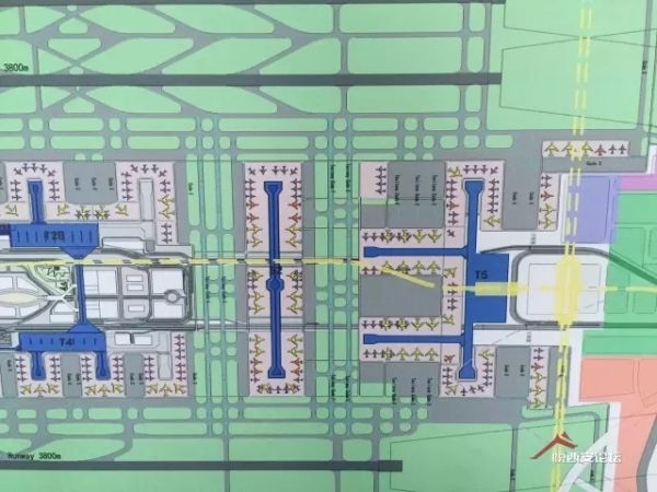 西安t5航站楼规划图图片