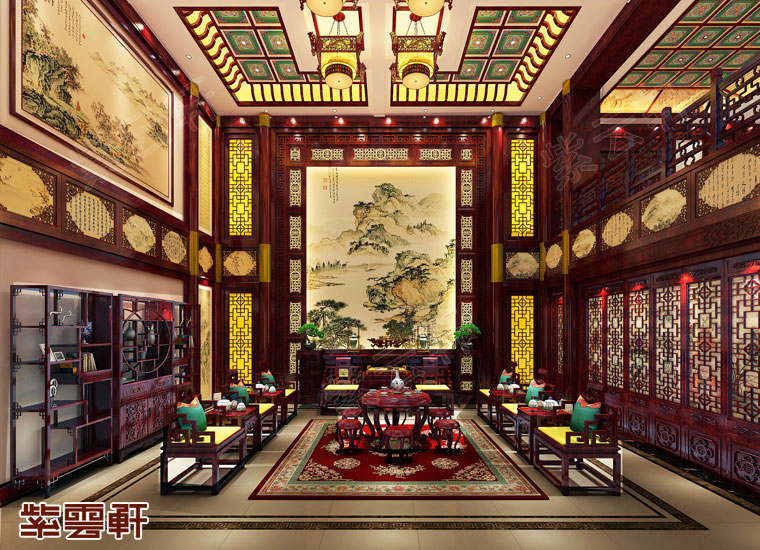 中式装修之中堂设计,一物一景尽显中国风大气典雅的格调