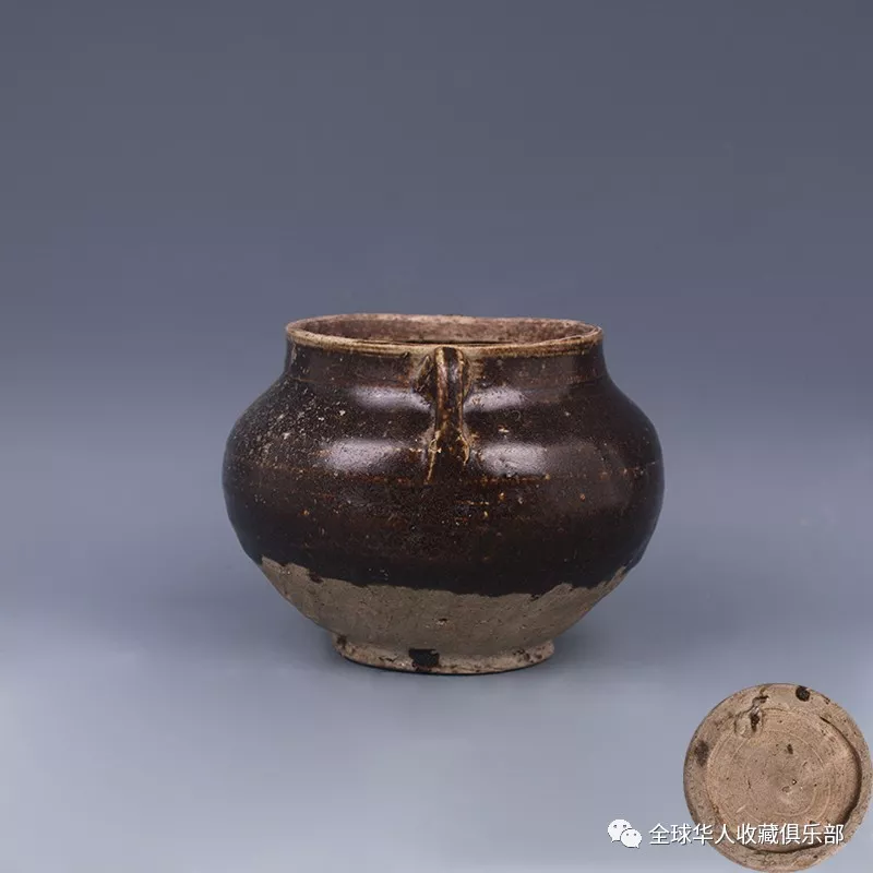6cm断代/款识:唐代数量:一件酱釉瓷器与青釉瓷,黑釉瓷一样,是东汉时期