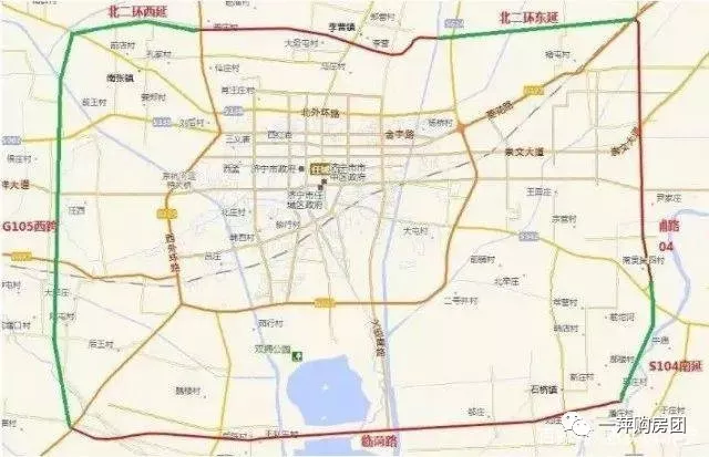 济宁龙行路快速路规划图片