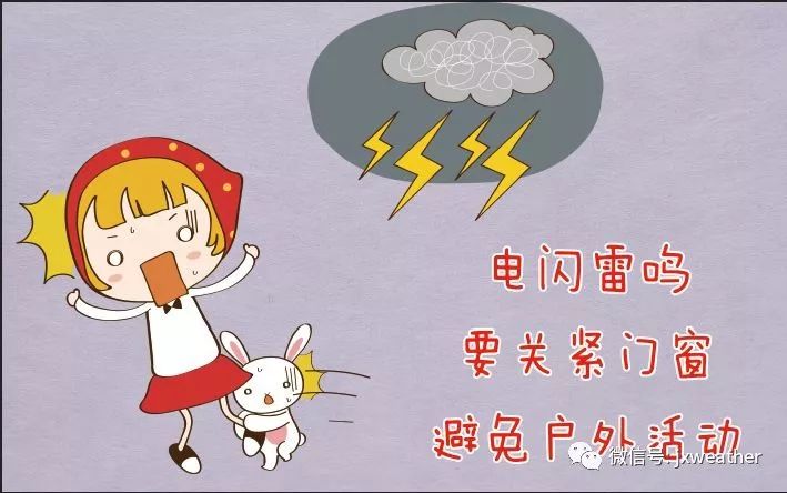 躲避雷雨的图片图片