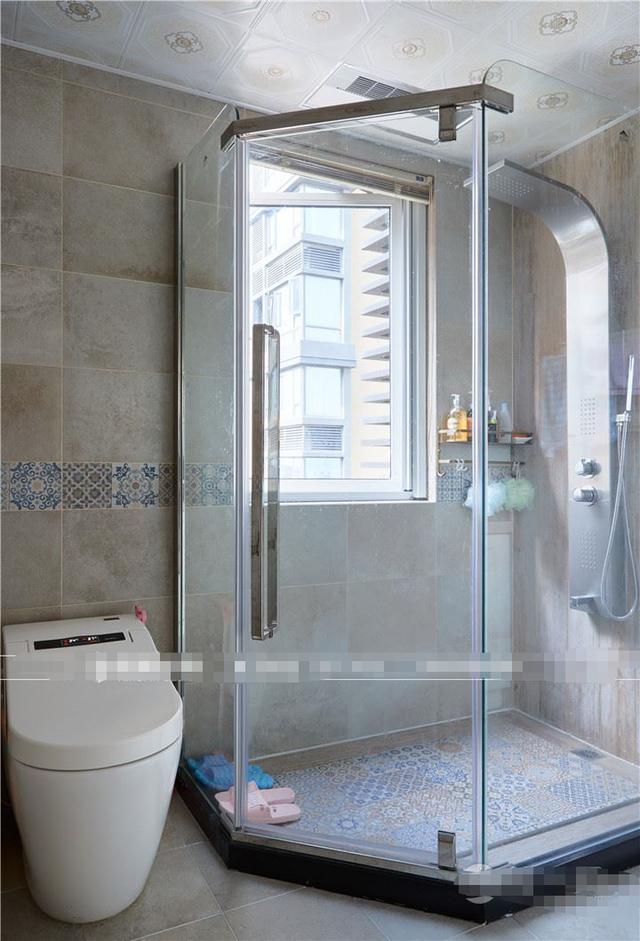 淋浴房四面走水效果图图片