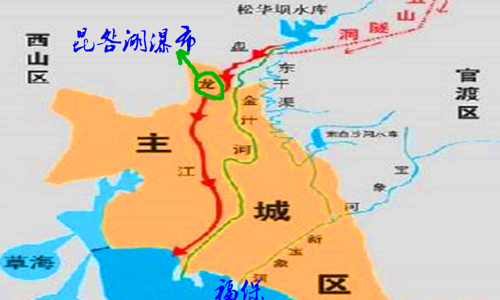 牛栏江地图图片