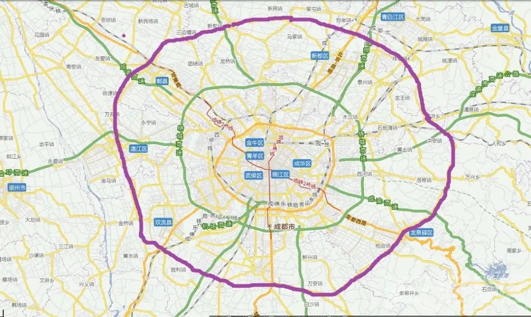 成都五環路擬下月開工,妖豔兒的5色道路景觀瞭解一下