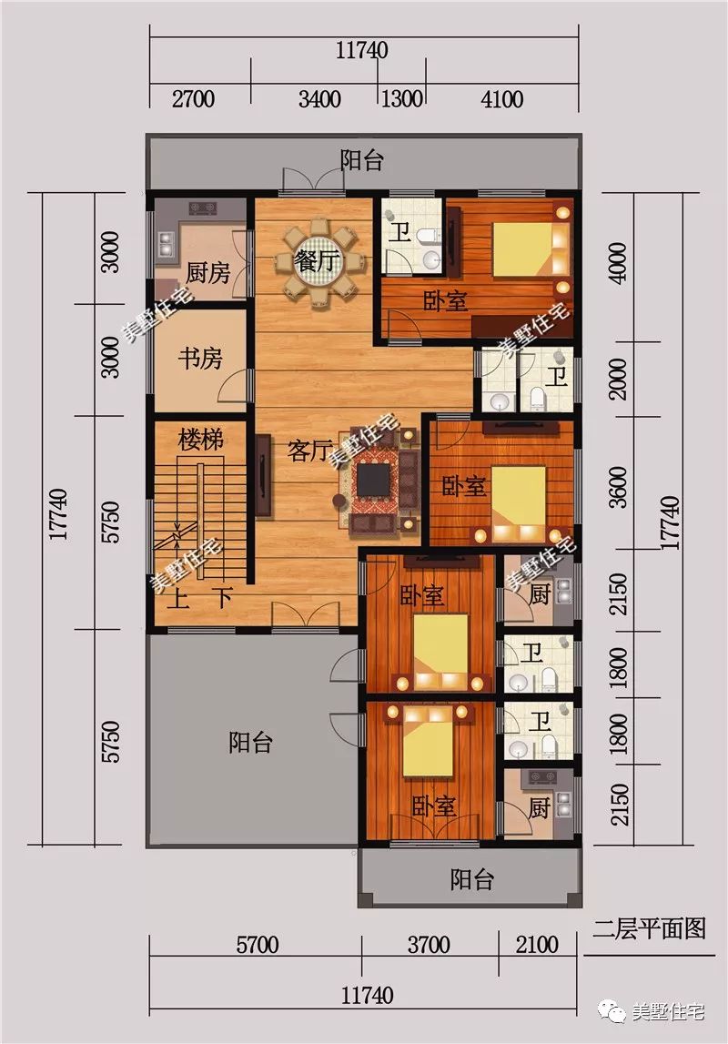 54平米自建房设计图图片