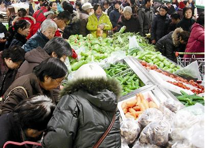 超市抢菜大全图片大全图片