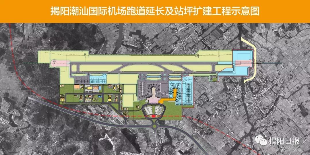 揭陽潮汕國際機場擴建工程開工明年可起降波音777等機型