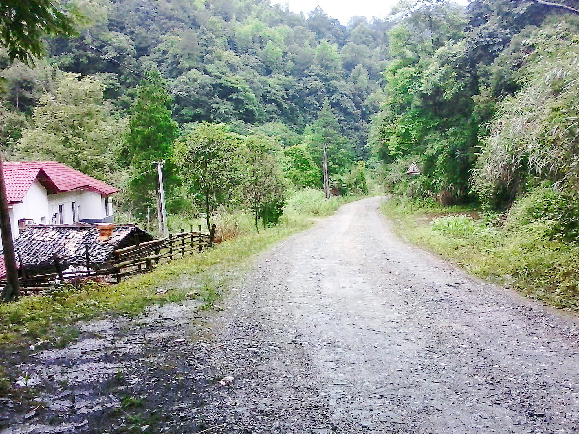 農村水泥路修好了,沒辦法,又多了一個買車的理由