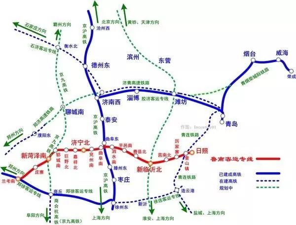 菏泽高铁线路规划图图片