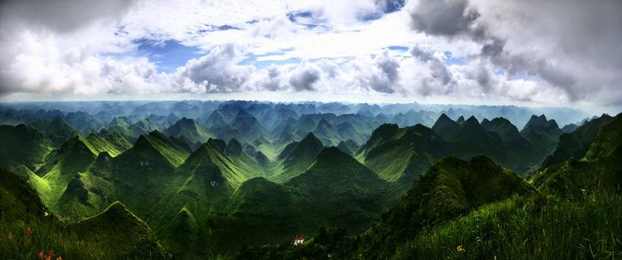 自駕大化天下第一弄,中國唯一以高峰叢深窪地為主景觀的地質公園