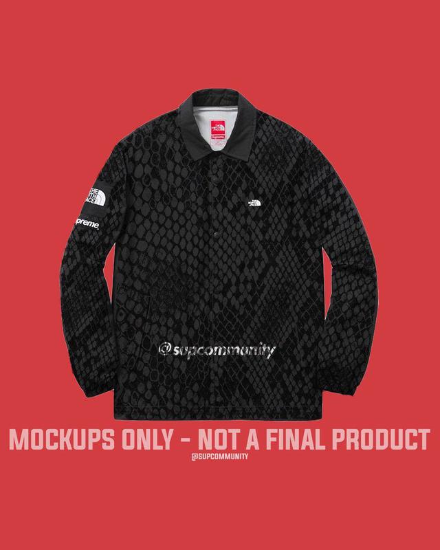 supreme x the north face第二波聯名主題元素確定?款式全面曝光?