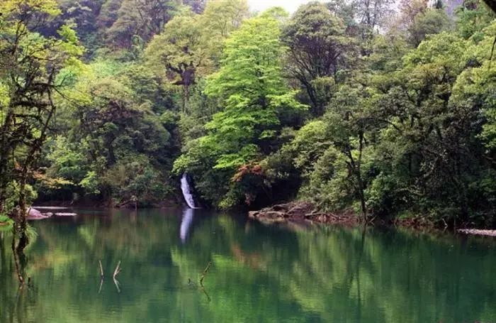 雅安市龍蒼溝疊翠溪景區有羅浮12峰為核心的孤山丹霞地貌景觀及海綿