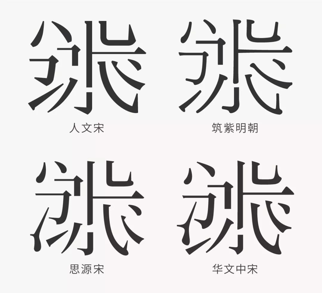 美术字宋体笔画图片