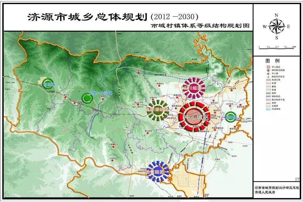 济源地图行政区划图图片