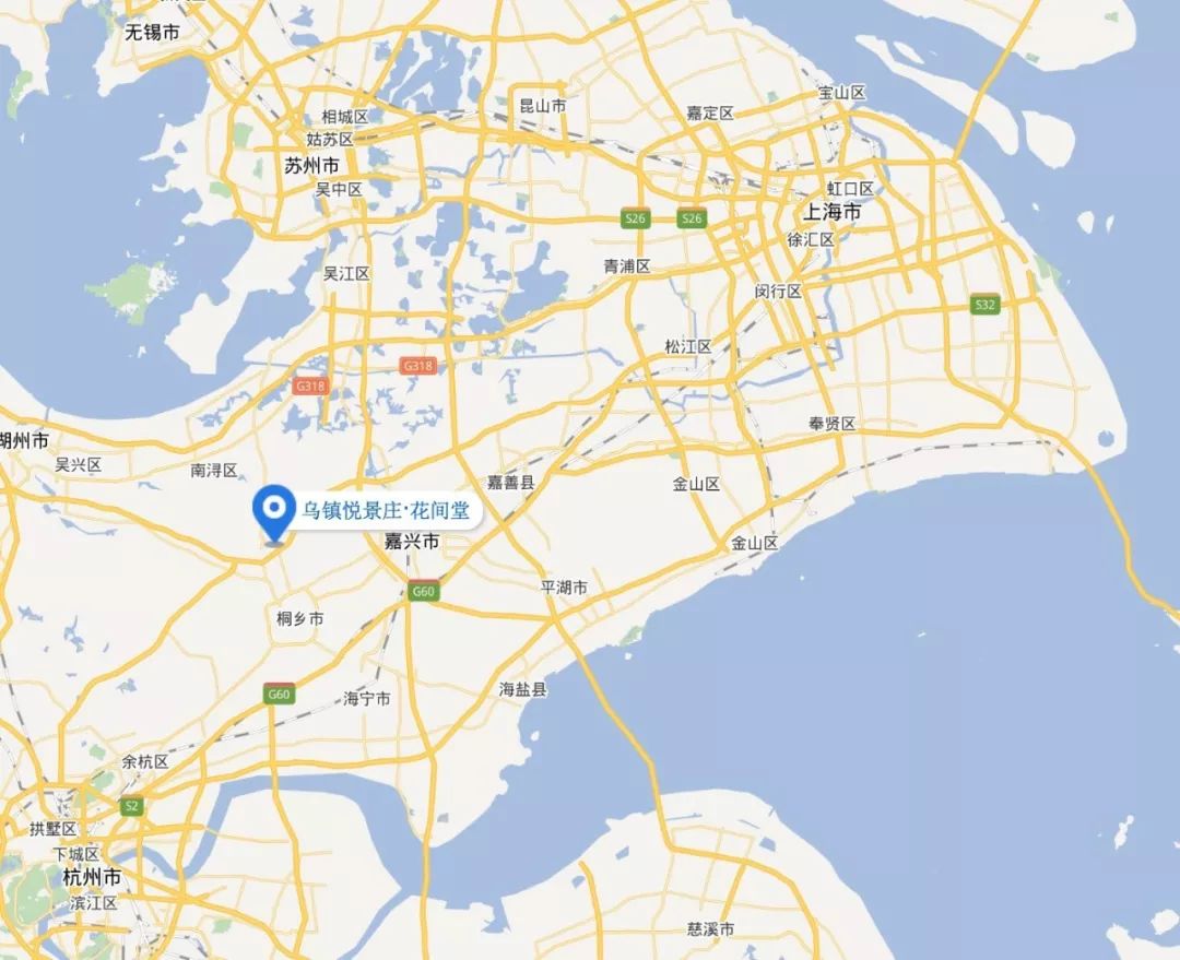 乌镇地理位置地图图片