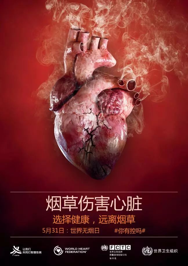 2018年世界无烟日吸烟对心脑血管疾病的危害