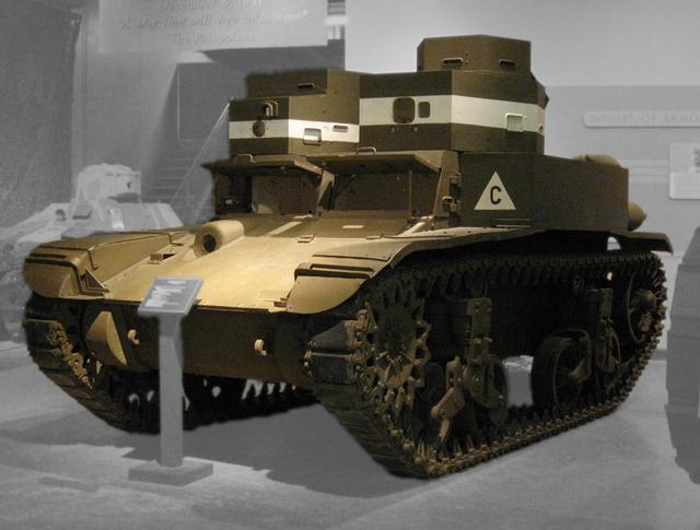 二战坦克之美国m2轻型坦克二战美国轻型坦克发展的重要一步