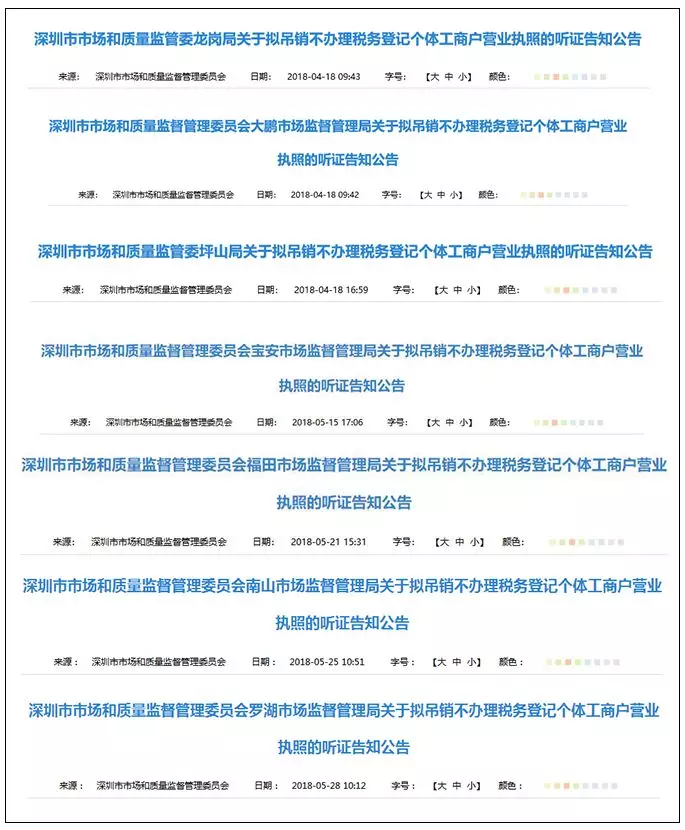 炸了!政府疯狂吊销20万户!深圳个体户集体进入