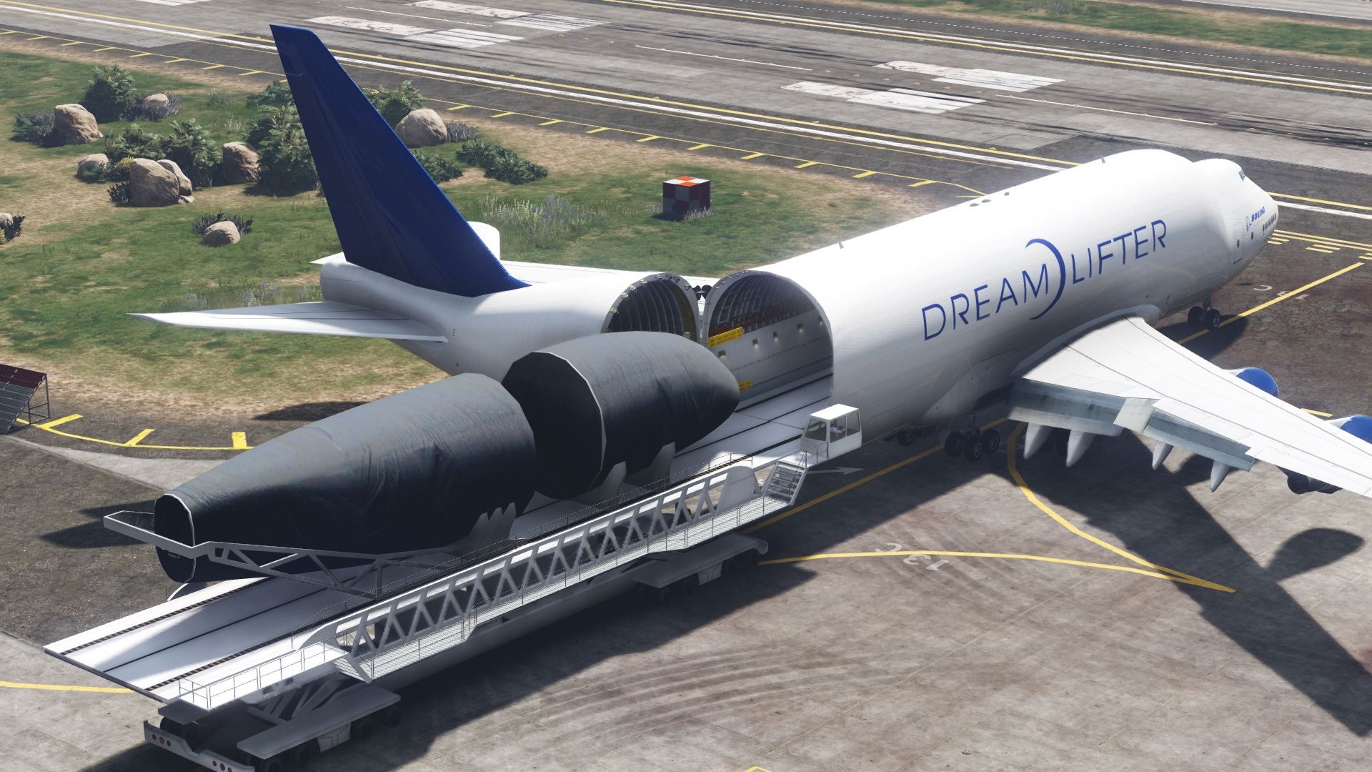 波音747400lcf大型运输机梦想搬运工