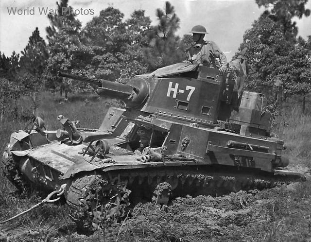 二战坦克之美国m2轻型坦克二战美国轻型坦克发展的重要一步