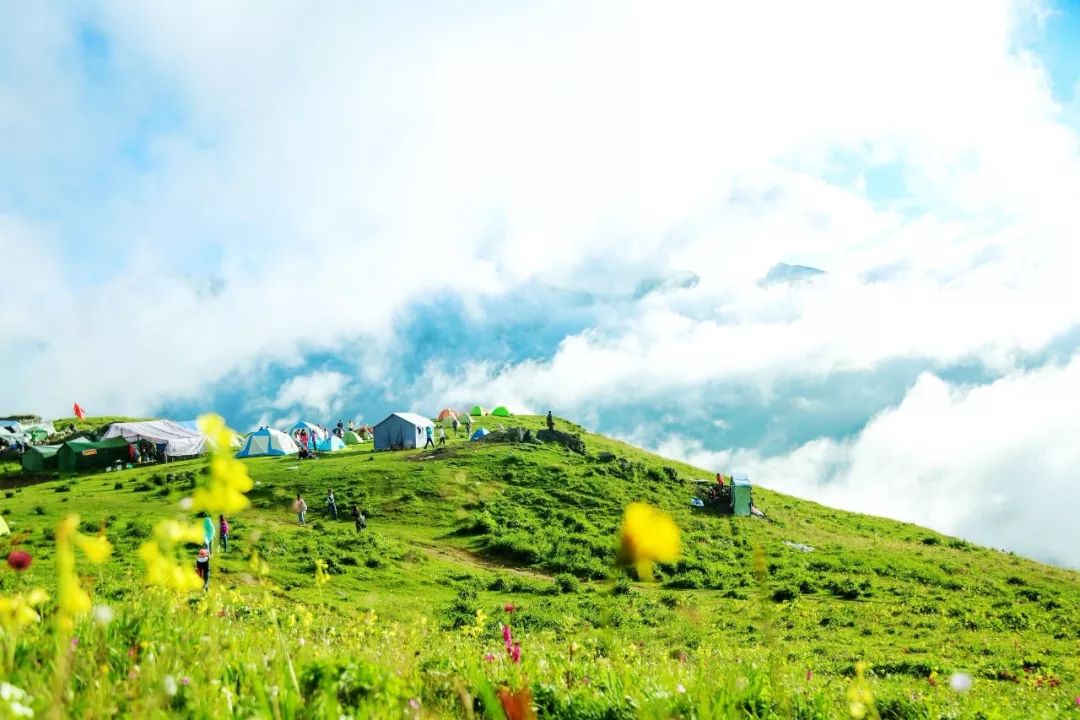 我知道你急需一場旅行了 剛好,6月的四川已美成了仙境 九頂山 而