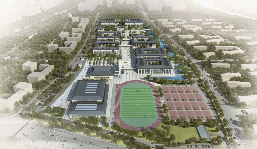 延津县一中新校区规划图片