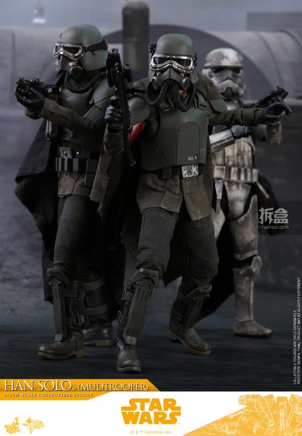 hottoys遊俠索羅星球大戰外傳漢61索羅泥沼部隊mudtrooper可動人偶