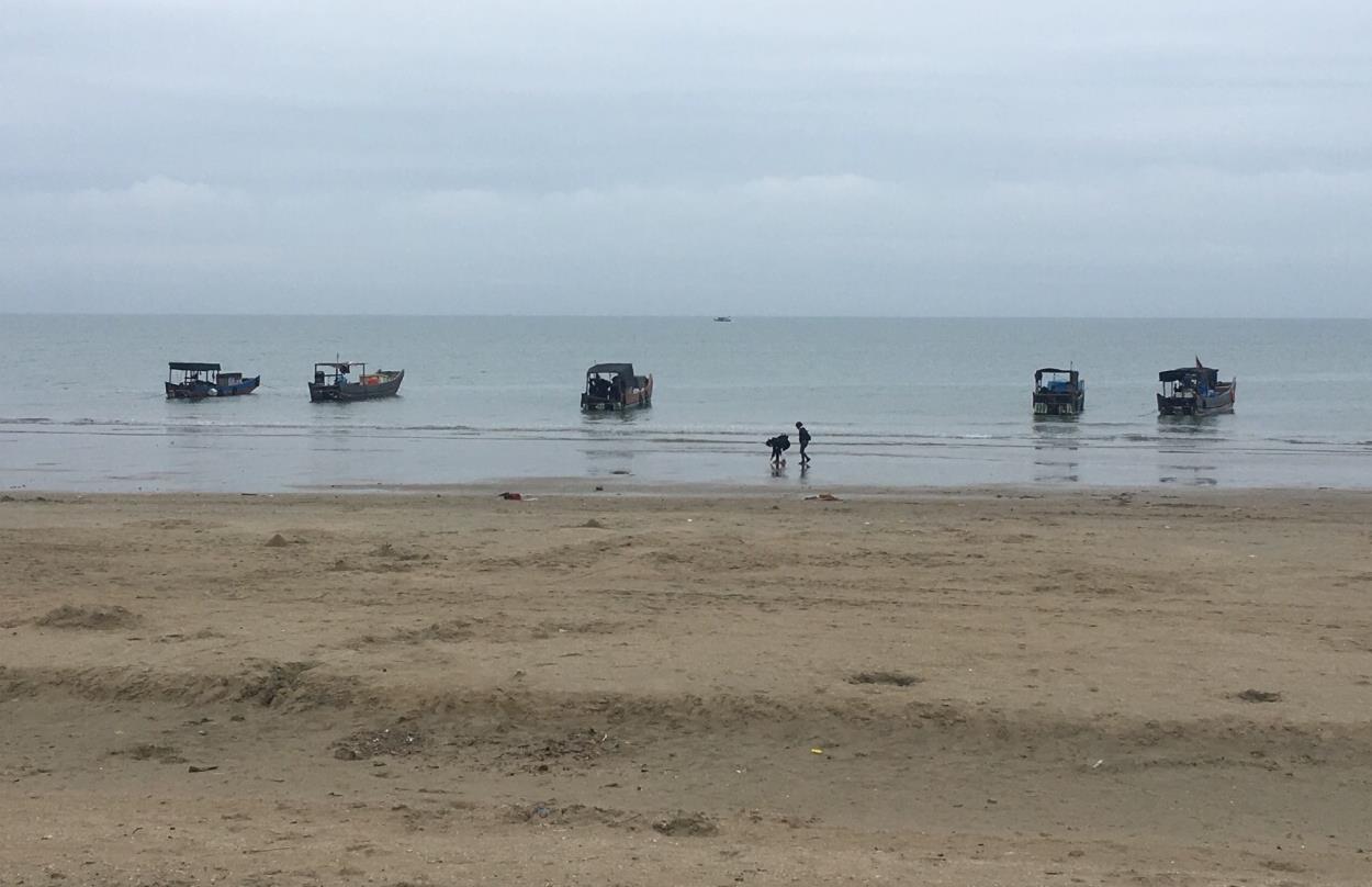 防城港萬尾金灘去廣西看海玩海吃海鮮