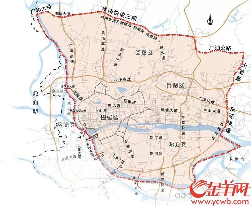 广州开4停4详细区域图片