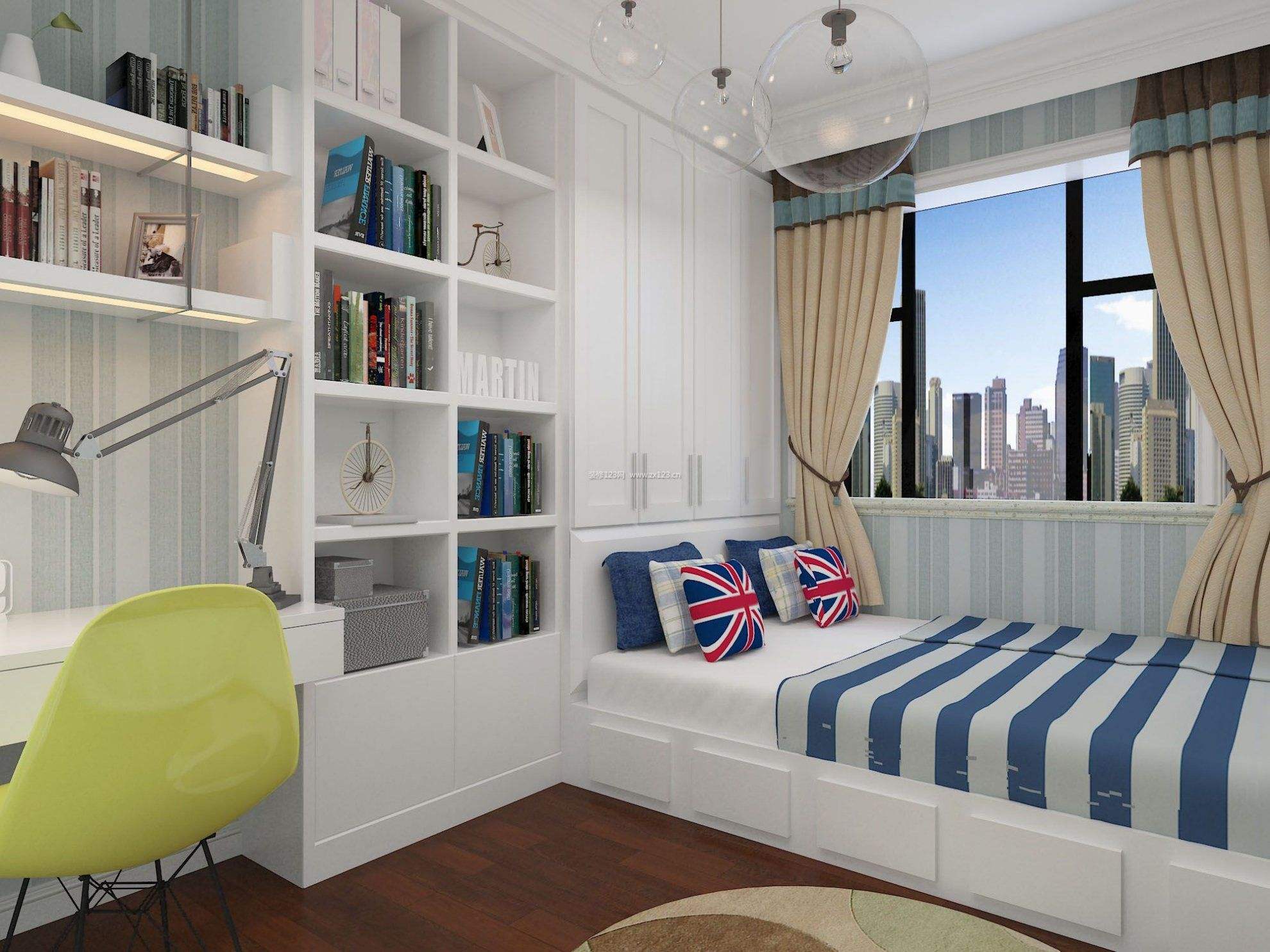 设计师一般会选用这9个方法来增加小卧室的空间感,你学会了么
