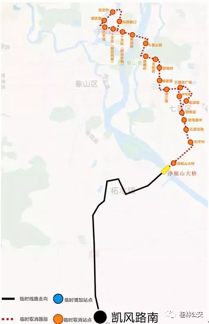 桂林5路公交车线路图图片