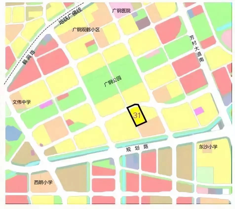 今年一整年廣鋼新城將只放出一塊宅地:廣鋼新城af040225-a地塊