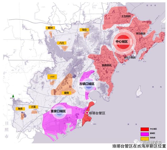 青岛西海岸新区琅琊台管区控制性详细规划20172035年公示