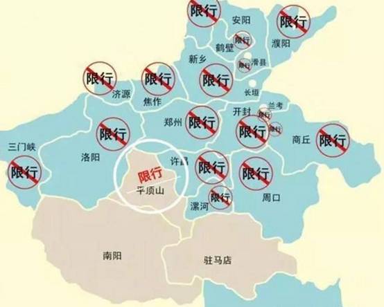 河南登封限行区域地图图片