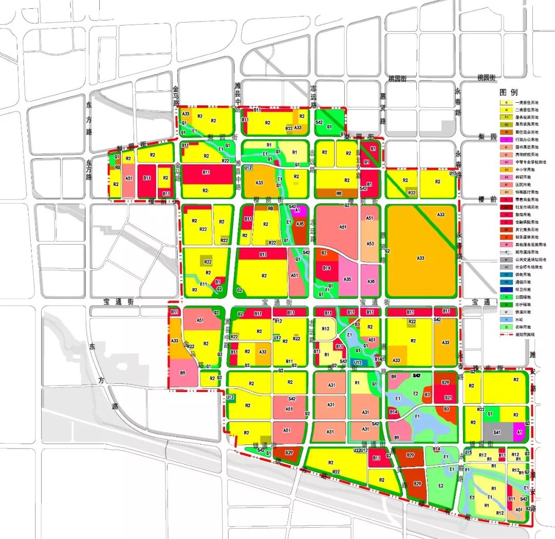 《潍坊医疗健康城规划设计》中提到,我市规划的医疗健康城,北至桃园街